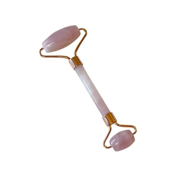 Facial Roller - Rose Quartz Roller | Cruelty Free, Organic, Paraben Free, Vegan - Imagen 4