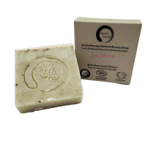 Organic Certified Solid Soap - Jasmine with Chamomile Flowers 90g