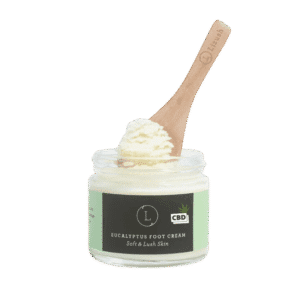 CBD Eucalyptus Shea Butter Foot Cream with CBD