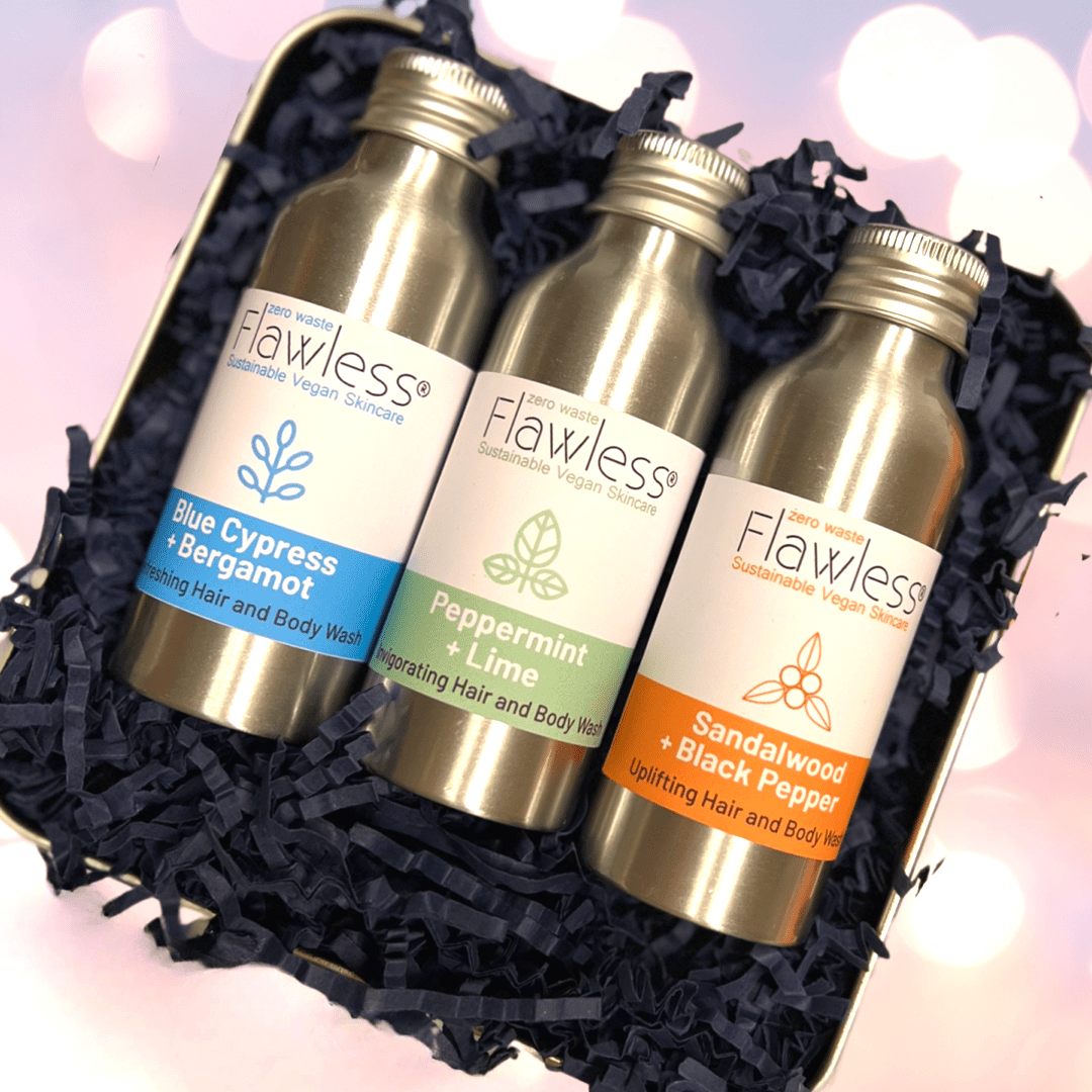 Set ecológico de champú y gel corporal para hombre – fragancias naturales y veganas – comprar cosmética natural online